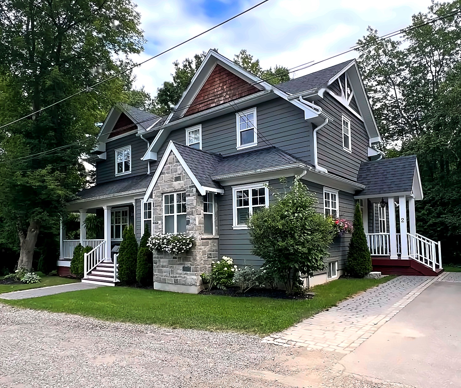 Custom two-storey home in Glen Williams by High Peaks Contracting Ltd.