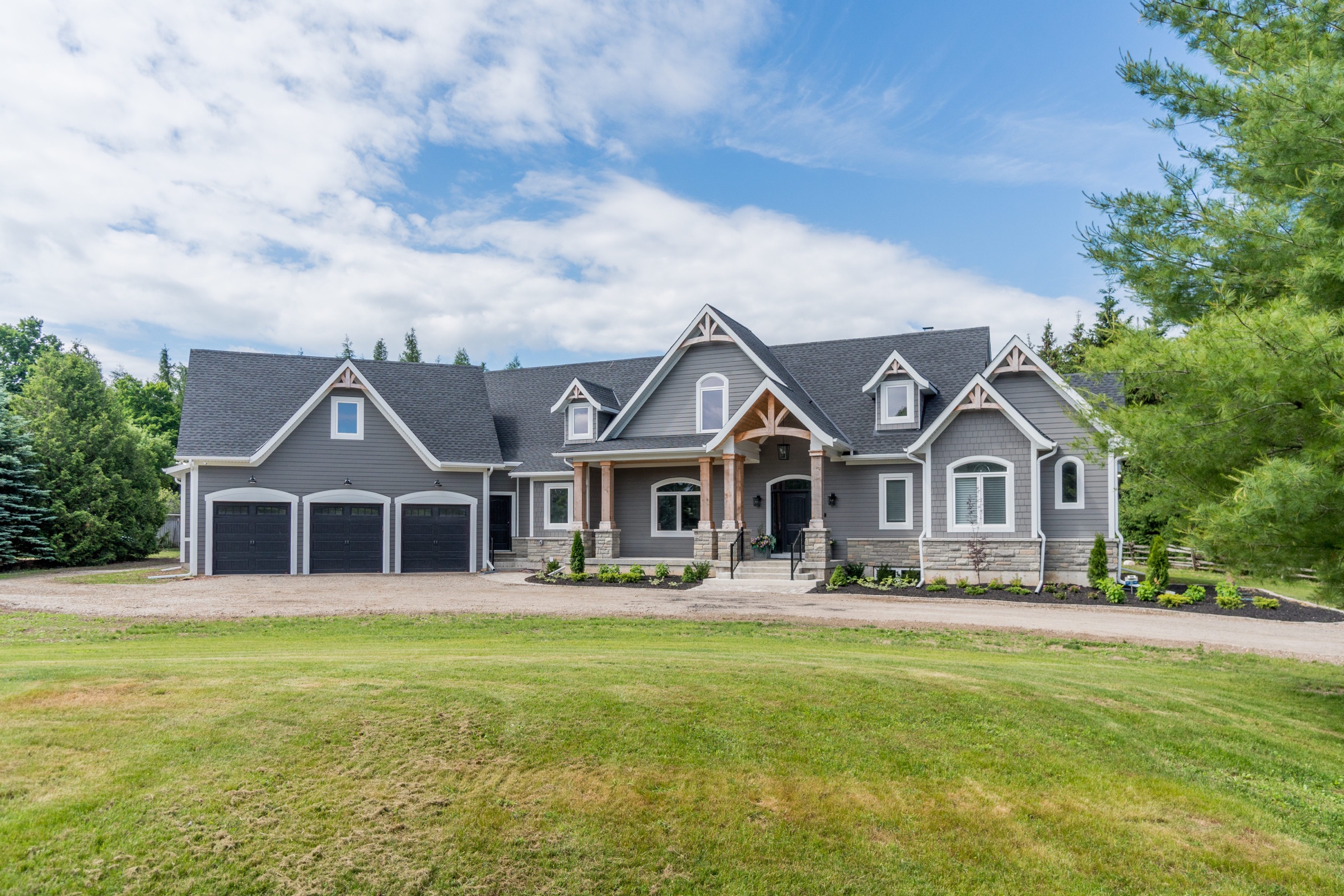 Custom home built by High Peaks Contracting Ltd.